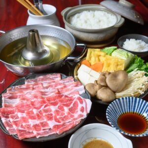 黒豚しゃぶしゃぶコース1人前無料